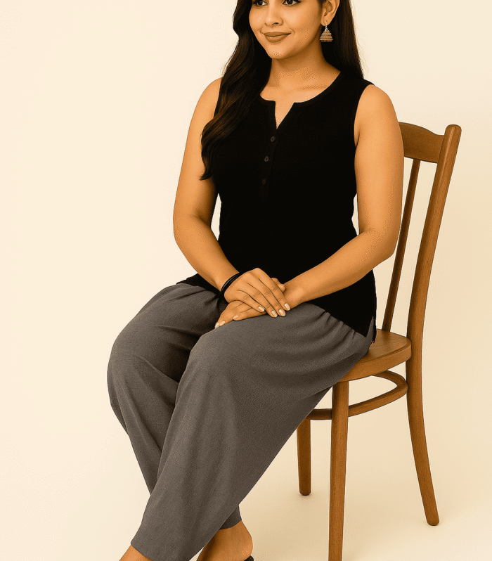 Patiala Charcoal Grey Pants