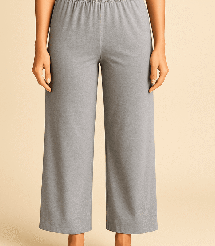 Nikii Slate Gray Plain Palazzo