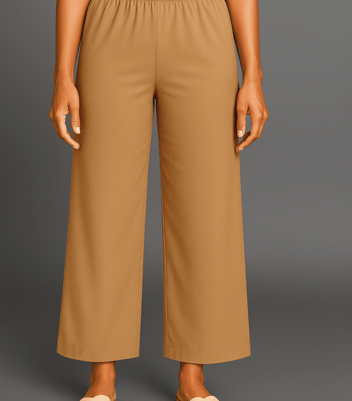 Nikii Camel Palazzo For Women