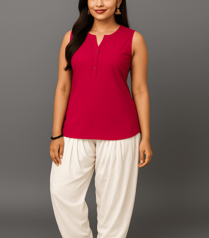 Cotton Patiala Off White Color Pants for Women