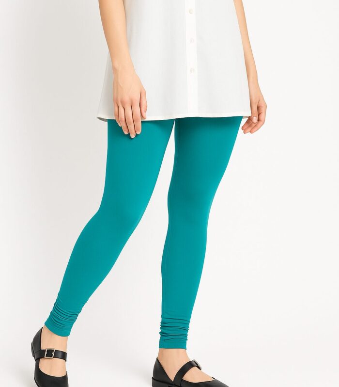 Turquoise Blue leggings for women