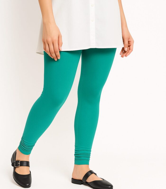 Sea foam green leggings for women