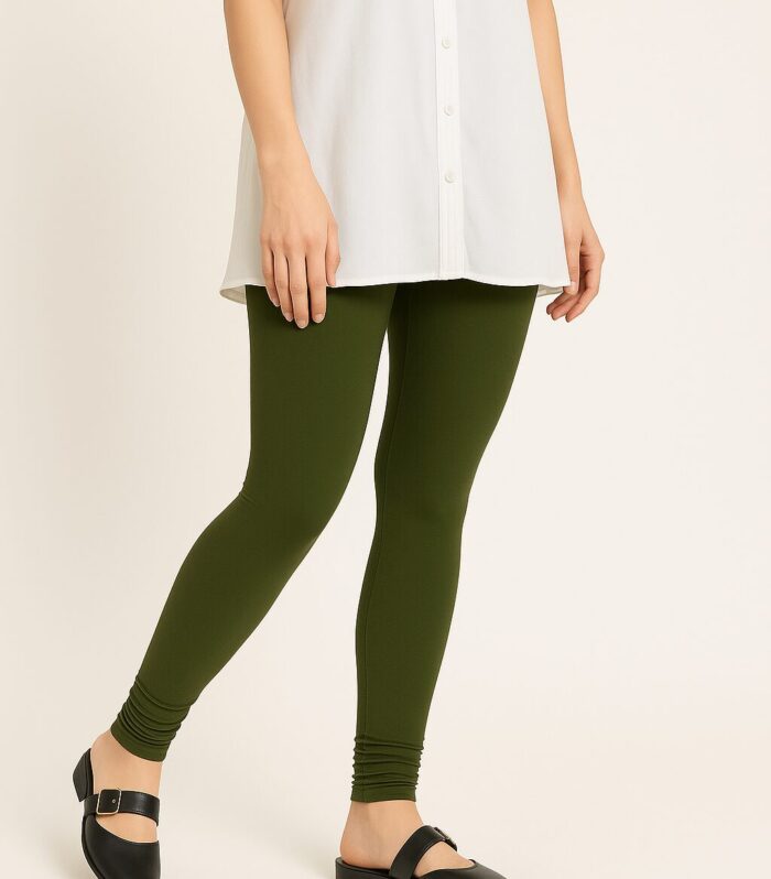 Olive Green leggings for women