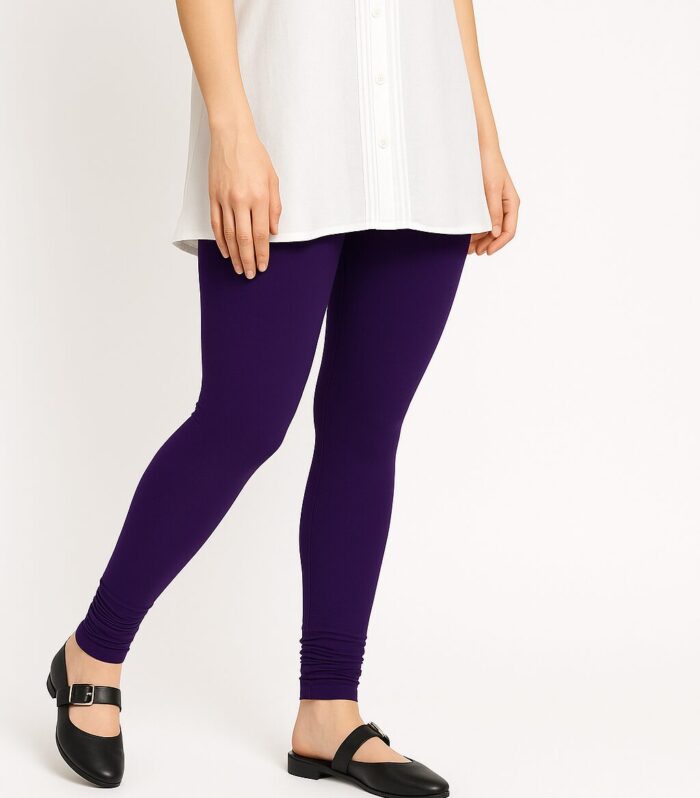 Royal purple leggings for women