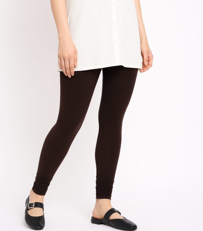 Coffee brown leggings for women