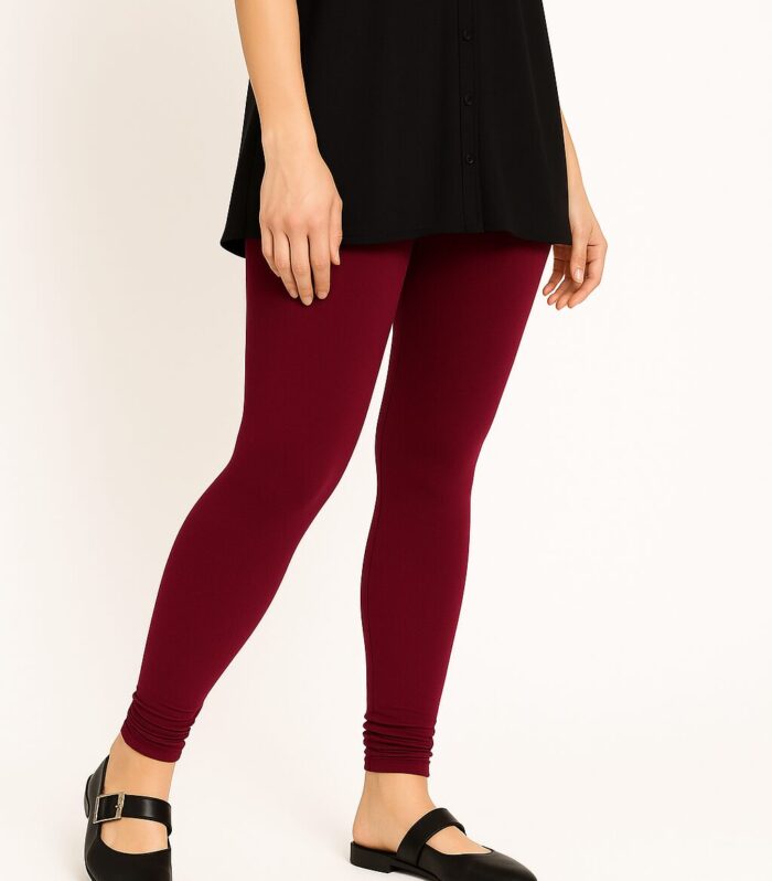 Maroon leggings for women