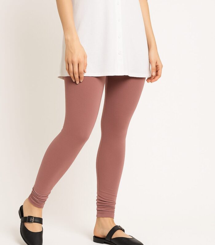 Rose brown leggings for women