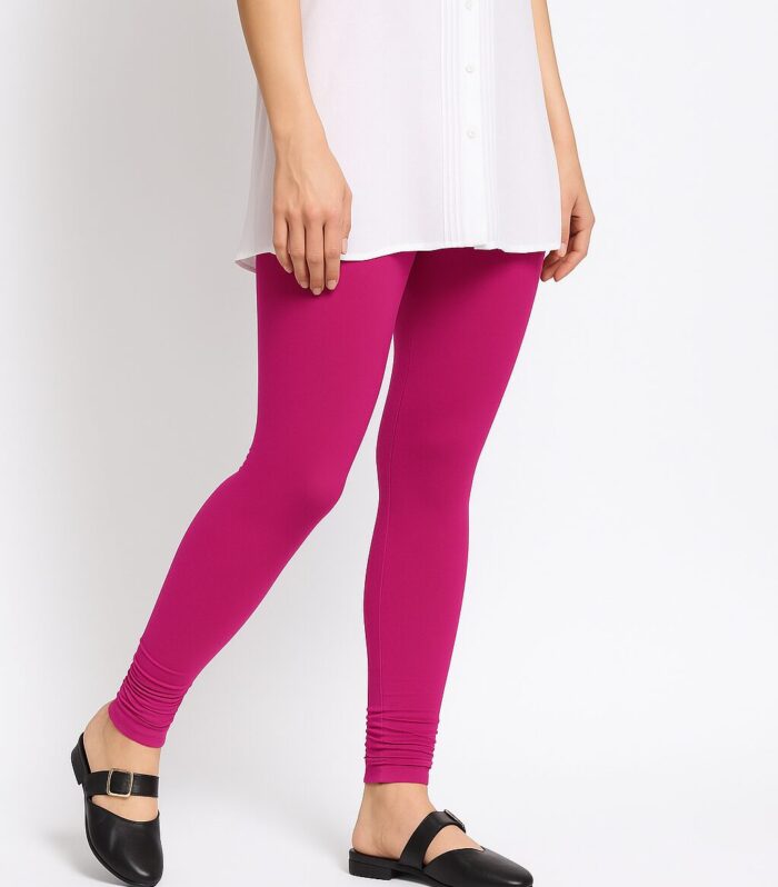 Fuchsia pink leggings for women