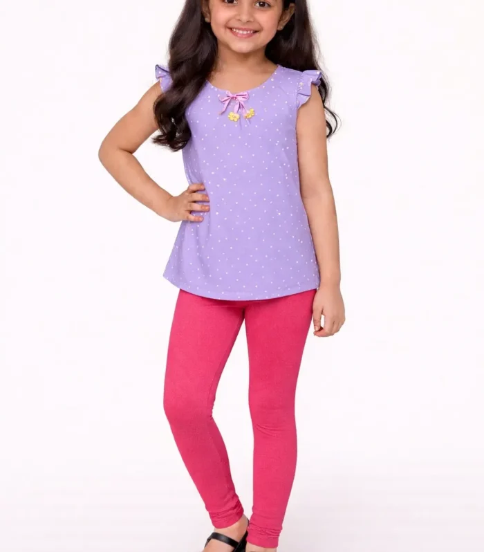 Hot pink leggings for kids
